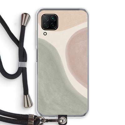 Geo #6: Huawei P40 Lite Transparant Hoesje met koord