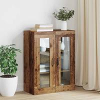 Hangende Wandkast Bruin 69.5 x 34 x 90 cm Bewerkt hout