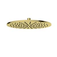 Luxe Hoofddouche Wiesbaden Rond 30 cm Geborsteld Messing Goud