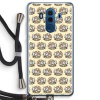 Slapende poes: Huawei Mate 10 Pro Transparant Hoesje met koord