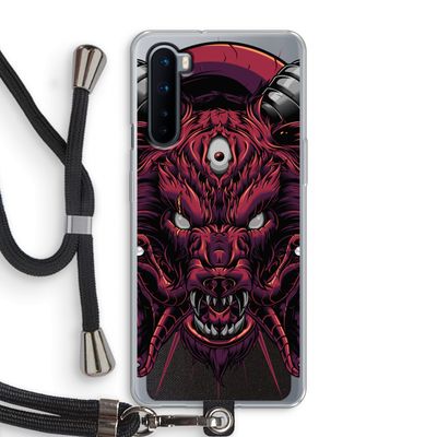 Hell Hound and Serpents: OnePlus Nord Transparant Hoesje met koord