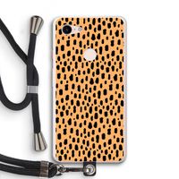 Panter: Pixel 3 XL Transparant Hoesje met koord