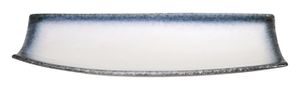 Rechthoekig Bord Grijs/Wit - Tajimi - 32.5 x 12.3cm