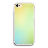 Minty mist pastel: iPhone 7 Transparant Hoesje