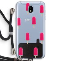 Waterijsje: Samsung Galaxy J5 (2017) Transparant Hoesje met koord