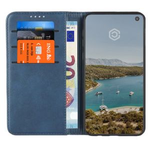 Casecentive Leren Wallet case Samsung Galaxy S10e blauw - 8720153790437