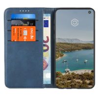 Casecentive Leren Wallet case Samsung Galaxy S10e blauw - 8720153790437
