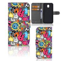 Samsung Galaxy J5 2017 | Wallet Case | met Pasjes | Punk Rock