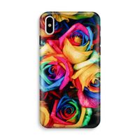 Neon bloemen: iPhone X Tough Case