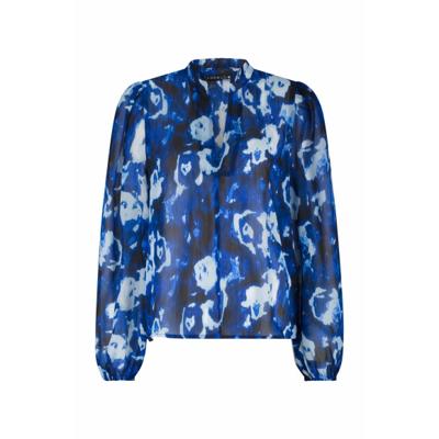 Label Dot - Blauw | Dames | Blouse | Blauw | 46 | regular | Kamst mode