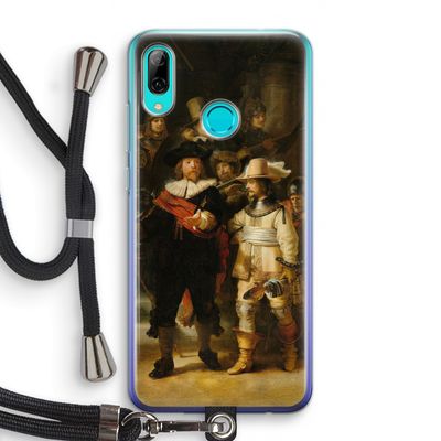 De Nachtwacht: Huawei P Smart (2019) Transparant Hoesje met koord