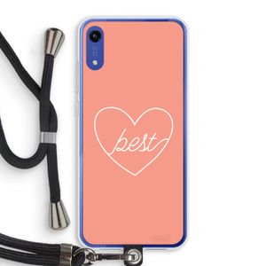 Best heart: Honor Play 8A Transparant Hoesje met koord