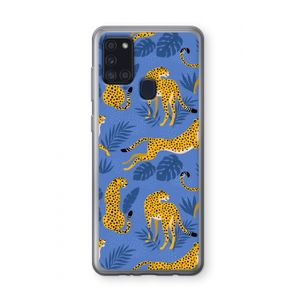 Luipaard: Samsung Galaxy A21s Transparant Hoesje