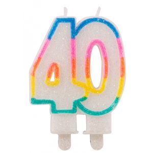 Glinsterende kaarsen 40 jaar