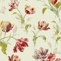 Laura Ashley - Vliesbehang - Gosford Cranberry - 10mx52cm - thumbnail