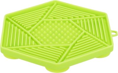 Trixie lick&apos;n&apos;snack mat met zuignappen siliconen groen