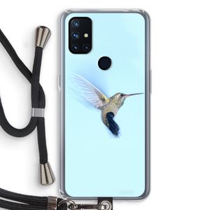Kolibri: OnePlus Nord N10 5G Transparant Hoesje met koord