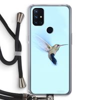 Kolibri: OnePlus Nord N10 5G Transparant Hoesje met koord