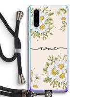 Daisies: Huawei P30 Transparant Hoesje met koord