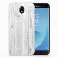 Samsung Galaxy J7 2017 | J7 Pro | Bumper Hoesje | White Wood