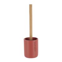 Tendance WC borstel met houder 102 series - terracotta/bamboe - PS - 10,4  x 36 cm - toiletborstel - thumbnail