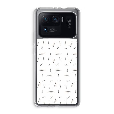 Hipster stripes: Xiaomi Mi 11 Ultra Transparant Hoesje