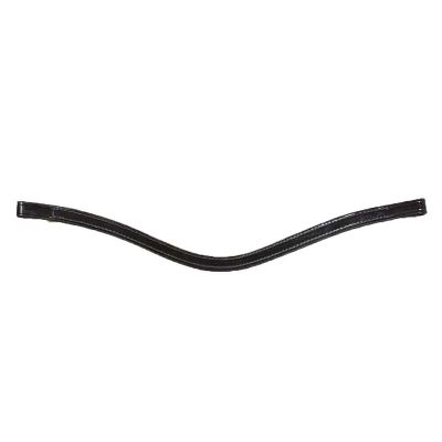 Budget Rider Frontriem Lak 12mm bruin maat:cob