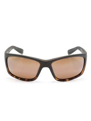 Maui Jim lunettes de soleil Kanaio Coast à monture rectangulaire - Noir