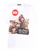 Raf Simons t-shirt Solitary Disorder - Blanc