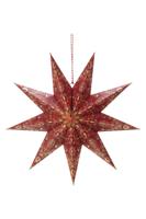 Pip Studio Kerstster Papier Overall Print Donkerrood 60cm Pip Studio Kerstster Papier Overall Print Donkerrood 60cm