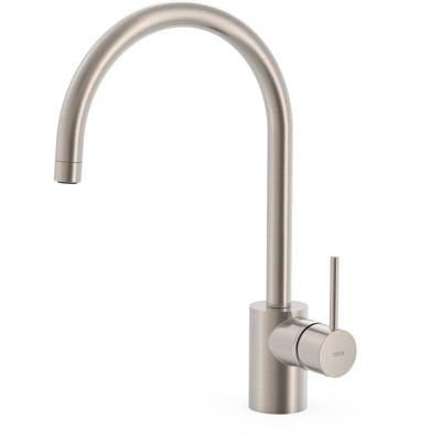 Keukenkraan Tres Max RVS | Opbouw | 360° Draaibaar | Mengkraan | 1-hendel | Rond | RVS look