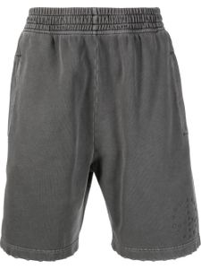 Etudes short droit en coton biologique - Gris