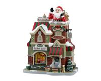 The Santa Shop 17x23x28 cm Kersthuisje - Lemax