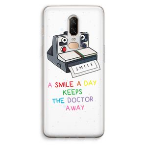 Smile: OnePlus 6 Transparant Hoesje