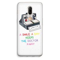 Smile: OnePlus 6 Transparant Hoesje Smile: OnePlus 6 Transparant Hoesje