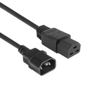 ACT AK5372 Netsnoer C14 - C21 IEC60320 | Zwart | 2 meter