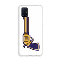 Pew Pew Pew: Galaxy A51 4G Transparant Hoesje