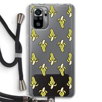 Bananas: Xiaomi Redmi Note 10S Transparant Hoesje met koord