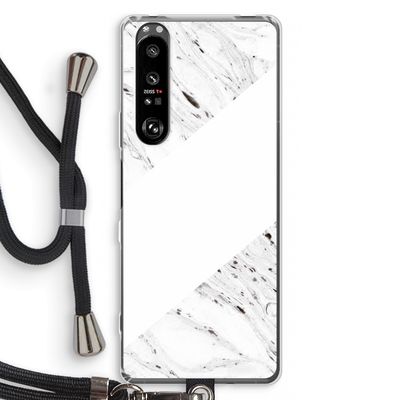 Biggest stripe: Sony Xperia 1 III Transparant Hoesje met koord