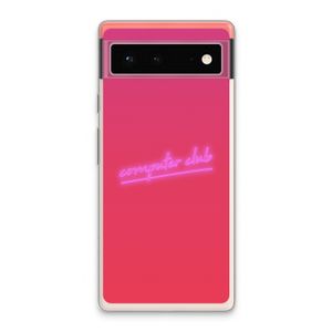 Vice Glow: Google Pixel 6 Transparant Hoesje