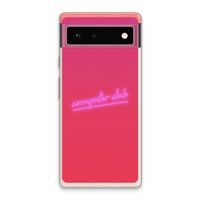 Vice Glow: Google Pixel 6 Transparant Hoesje