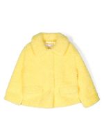 Monnalisa manteau droit texturé - Jaune