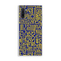Majorelle Blue Print: Samsung Galaxy Note 10 Plus Transparant Hoesje Majorelle Blue Print: Samsung Galaxy Note 10 Plus Transparant Hoesje