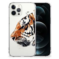 Back Cover iPhone 12 Pro Max Watercolor Tiger
