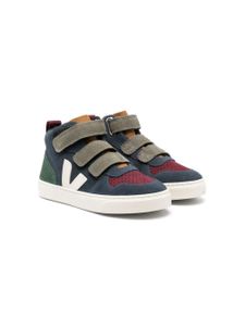 VEJA Kids baskets mi-montantes V-10 en daim - Bleu