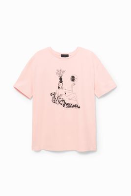 Biologisch T-shirt van Miranda Makaroff - RED - L