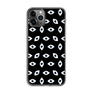 Eyes pattern: iPhone 11 Pro Max Transparant Hoesje