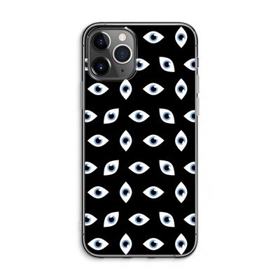 Eyes pattern: iPhone 11 Pro Max Transparant Hoesje