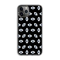 Eyes pattern: iPhone 11 Pro Max Transparant Hoesje