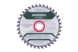 Metabo Accessoires Cirkelzaagblad | Precision Wood Classic | 160x20mm | Z36 WZ 10°/B - 628659000